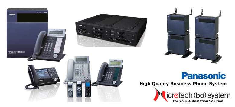 Panasonic PABX System, Intercom System, Hybrid IP PABX System and IP Telephony System Solution in Bangladesh