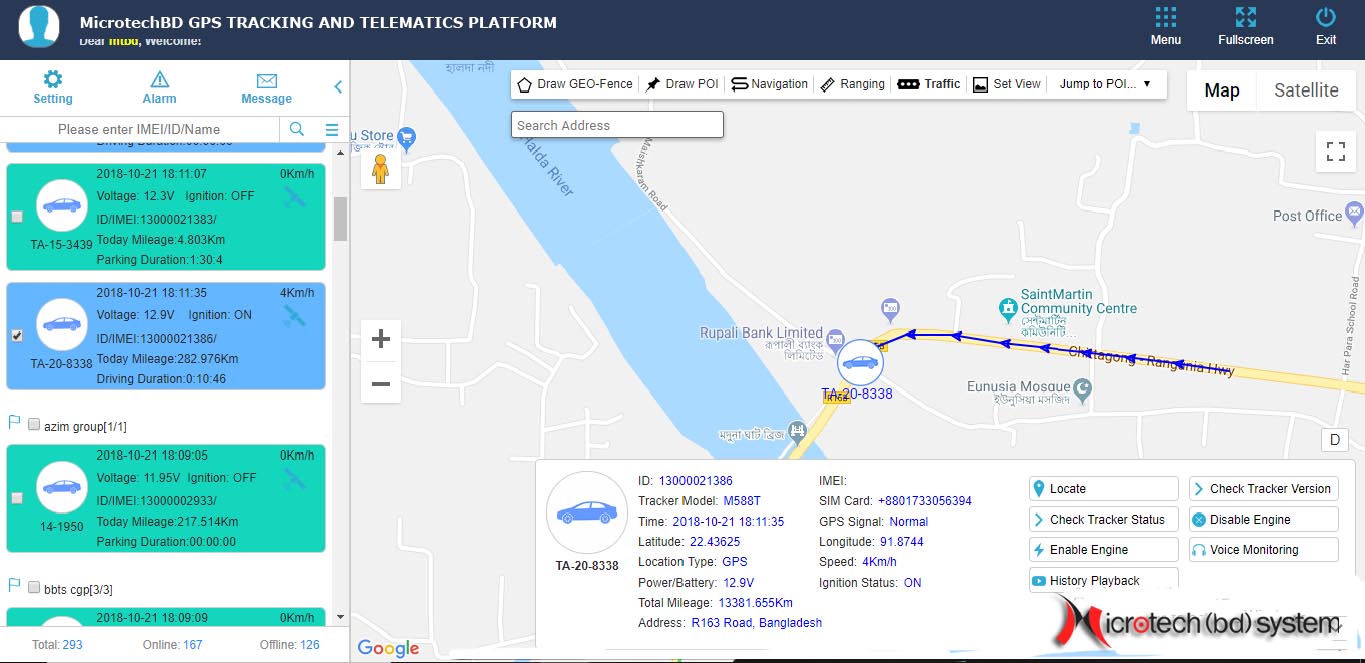 Best GPS Tracking Service in Bangladesh | MicrotechBD